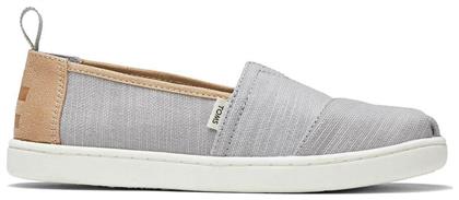 Toms Παιδικές Εσπαντρίγιες Slip-On Γκρι Alpargata Woven Youth