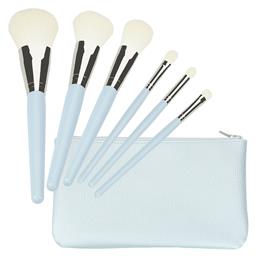 Tools for Beauty Επαγγελματικό Σετ με Πινέλα Μακιγιάζ από Συνθετική Τρίχα Light Blue 6τμχ