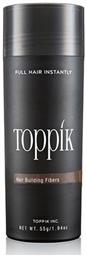 Toppik Ίνες Κάλυψης Αραίωσης Μαλλιών με Κερατίνη Hair Building Fibers Giant Light Brown 55gr