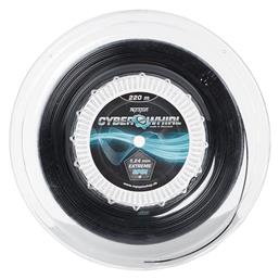 Topspin Cyber Whirl Black Tennis String (220m) (1.24mm)