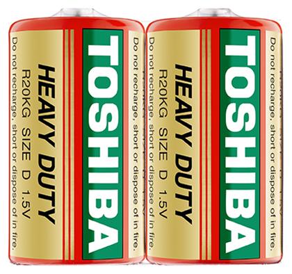 Toshiba Heavy Duty Μπαταρίες Zinc D 1.5V 2τμχ