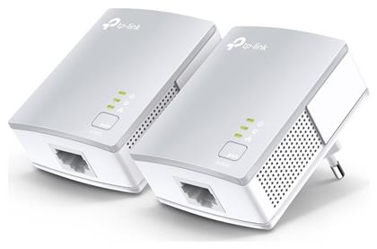 TP-LINK TL-PA411KIT v4 Powerline Διπλό για Ενσύρματη Σύνδεση και Θύρα Ethernet