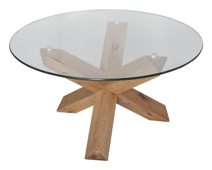 Τραπεζάκι Σαλονιού Glass Μ80xΠ80xΥ42εκ. από το Designdrops