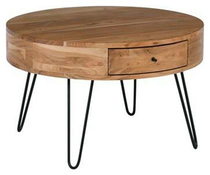 Τραπεζάκι Σαλονιού Karim 70x70x42cm Μπεζ