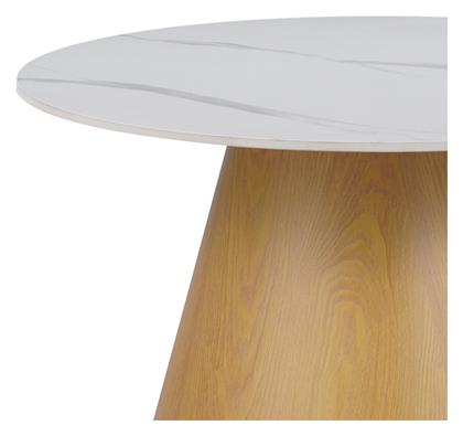 Τραπεζάκι Σαλονιού Soleire 70x70x40cm Λευκό μαρμάρου