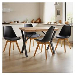 Τραπεζαρία Delight με 4 Καρέκλες 110x70εκ.