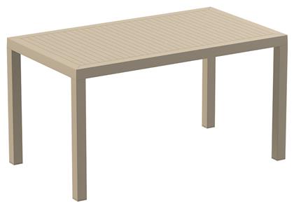 Τραπέζι Ares 140x80x75εκ. Taupe από το Esmarket