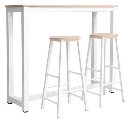 Τραπέζι Μπαρ Marle με 2 Σκαμπό 120x40εκ.