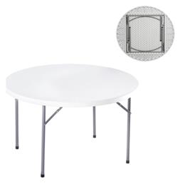 Τραπέζι Catering Blow - R Πτυσσόμενο 121x121x72 Λευκό