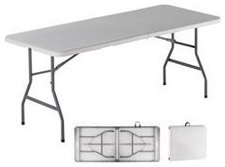 Τραπέζι Catering Πτυσσόμενο 180x75x74εκ. Λευκό