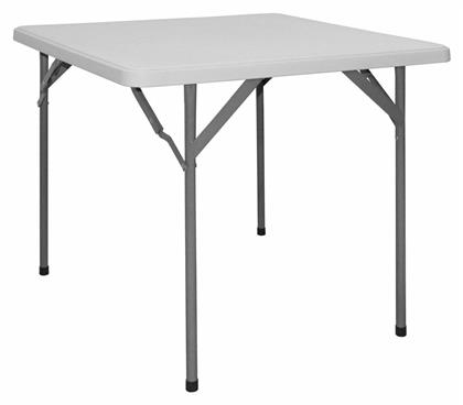 Τραπέζι Catering Πτυσσόμενο 80x80x74εκ. Λευκό από το Designdrops