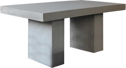 Τραπέζι Δείπνου Concrete Cement Grey 160x90x75cm