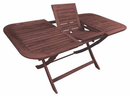 Τραπέζι Easy Επεκτεινόμενο 120(+40)x80x74(+40) Καφέ