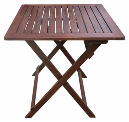Τραπέζι Easy Πτυσσόμενο 60x60x70 Καφέ