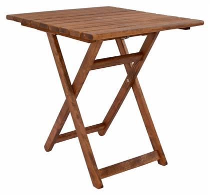 Τραπέζι Λήμνος Πτυσσόμενο 70x70x75εκ. από το Designdrops