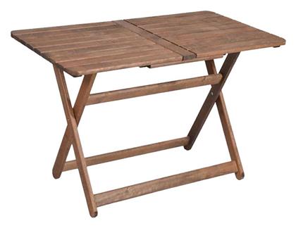 Τραπέζι Retto Πτυσσόμενο 140x80x76 Καφέ
