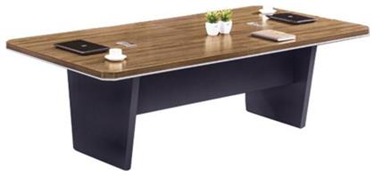 Τραπέζι Συνεδριάσεων Supreme 240x120x75εκ. Honey Oak & Γκρι