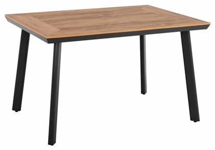 Τραπέζι Taber 120x80x72εκ. Ανθρακί