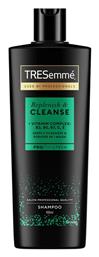 TRESemme Replenish & Cleanse Σαμπουάν Βαθύ Καθαρισμού για Λιπαρά Μαλλιά 400ml