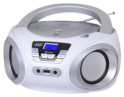 Trevi Φορητό Ηχοσύστημα CMP544BT με Bluetooth / MP3 / USB / Ραδιόφωνο σε Ασημί Χρώμα από το GreekBooks