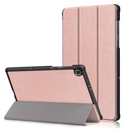 Tri-Fold Flip Cover Δερματίνης Ροζ Χρυσό (Lenovo Tab M10 Plus 10.3'') από το Uniqueshop