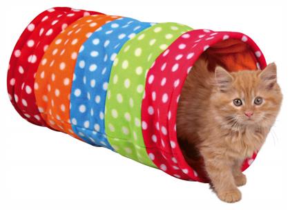 Trixie Playing Tunnel Fleece Χρωματιστό 25x50cm από το Plus4u