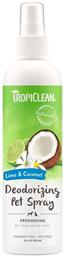 Tropiclean Deodorizing Spray Αποσμητικό Σκύλου Lime & Coconut 236ml