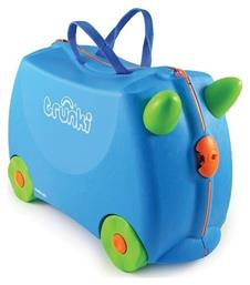 Trunki Terrance Παιδική Βαλίτσα με ύψος 31cm σε Μπλε χρώμα