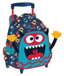 Τσαντα Τρολλευ Must Team Νηπιου 27χ10χ31 2θηκες Monster