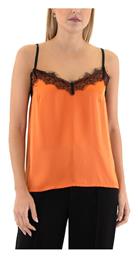 Twenty 29 Γυναικείο Lingerie Top με Δαντέλα Πορτοκαλί