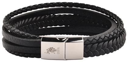 U.S. Polo Assn. Ανδρικό Βραχιόλι Δερμάτινο