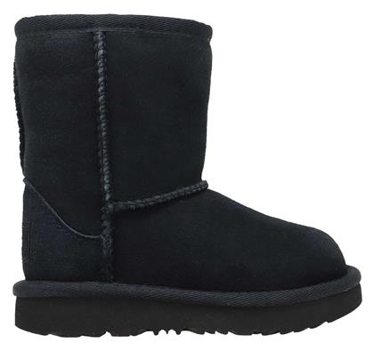 Ugg Australia Classic II Suede Παιδικά Μποτάκια Μαύρα