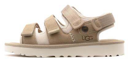 Ugg Australia Δερμάτινα Ανδρικά Σανδάλια σε Μπεζ Χρώμα