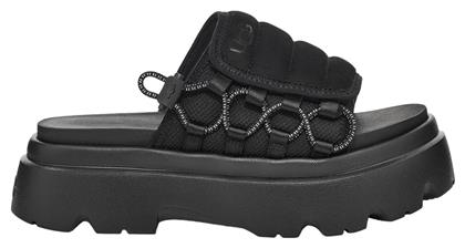 Ugg Australia Δερμάτινα Σανδάλια Μαύρα