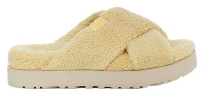 Ugg Australia Fuzz Sugar Χειμερινές Γυναικείες Παντόφλες Banana Pudding