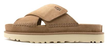 Ugg Australia Goldenstar Γυναικεία Σανδάλια σε Καφέ Χρώμα