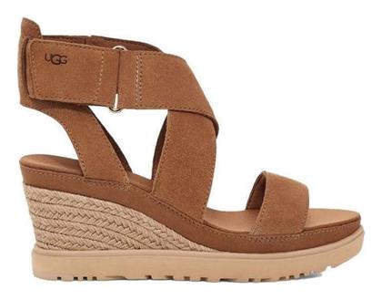 Ugg Australia Ileana Ankie Καλοκαιρινές Γυναικείες Πλατφόρμες Καφέ από το Z-mall