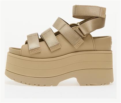 Ugg Australia Καλοκαιρινές Γυναικείες Πλατφόρμες Κίτρινες