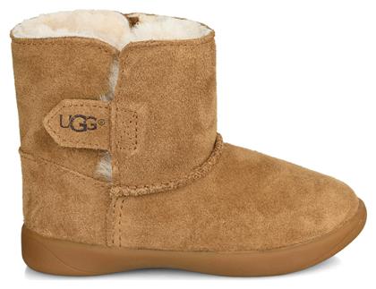 Ugg Australia Keelan Δερμάτινα Παιδικά Μποτάκια Καφέ