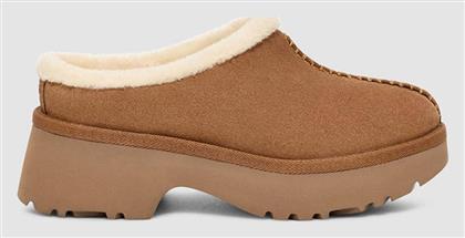 Ugg Australia New Heights Cozy Clog Παντόφλες με Γούνα Καφέ