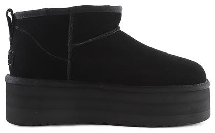 Ugg Australia Ultra Classic Mini Platform Μποτάκια Μαύρα 1135092-BLK