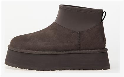 Ugg Australia Classic Mini Dipper Suede Γυναικεία Μποτάκια Thundercloud