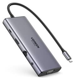 Ugreen CM639 USB-C Docking Station με HDMI 4K PD Ethernet