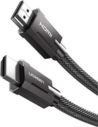 Ugreen HDMI 2.1 Braided Cable HDMI male - HDMI male 1.5m Μαύρο