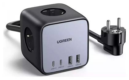 Ugreen Πολύπριζο 3 Θέσεων με 2 USB-A και 2 USB-C