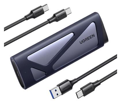 Ugreen Θήκη για Σκληρό Δίσκο M.2 SATA III NVME με σύνδεση Type-C σε Γκρι χρώμα