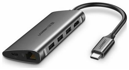 Ugreen USB-C Docking Station με HDMI 4K PD Ethernet (50538)