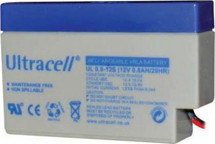 Ultracell UL0.8-12 Μπαταρία UPS με Χωρητικότητα 0.8Ah και Τάση 12V