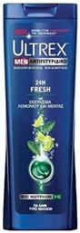 Ultrex Men 24h Fresh Αντιπιτυριδικό Σαμπουάν με Εκχύλισμα Λεμονιού και Μέντας 360ml από το Pharm24