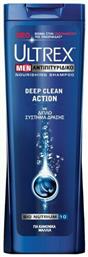 Ultrex Men Deep Clean Action Αντιπιτυριδικό Σαμπουάν για Κανονικά Μαλλιά 360ml από το Pharm24